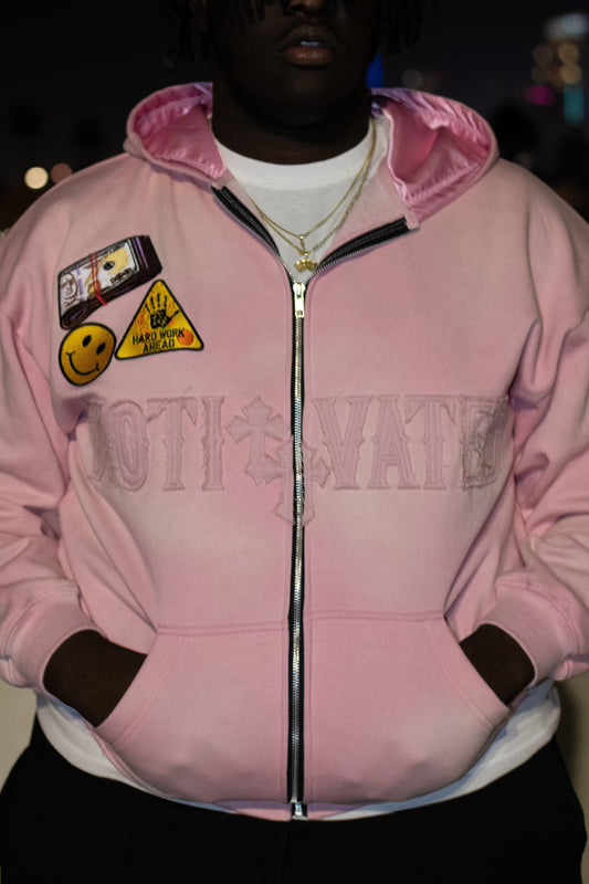 Pink Motivated hoodie